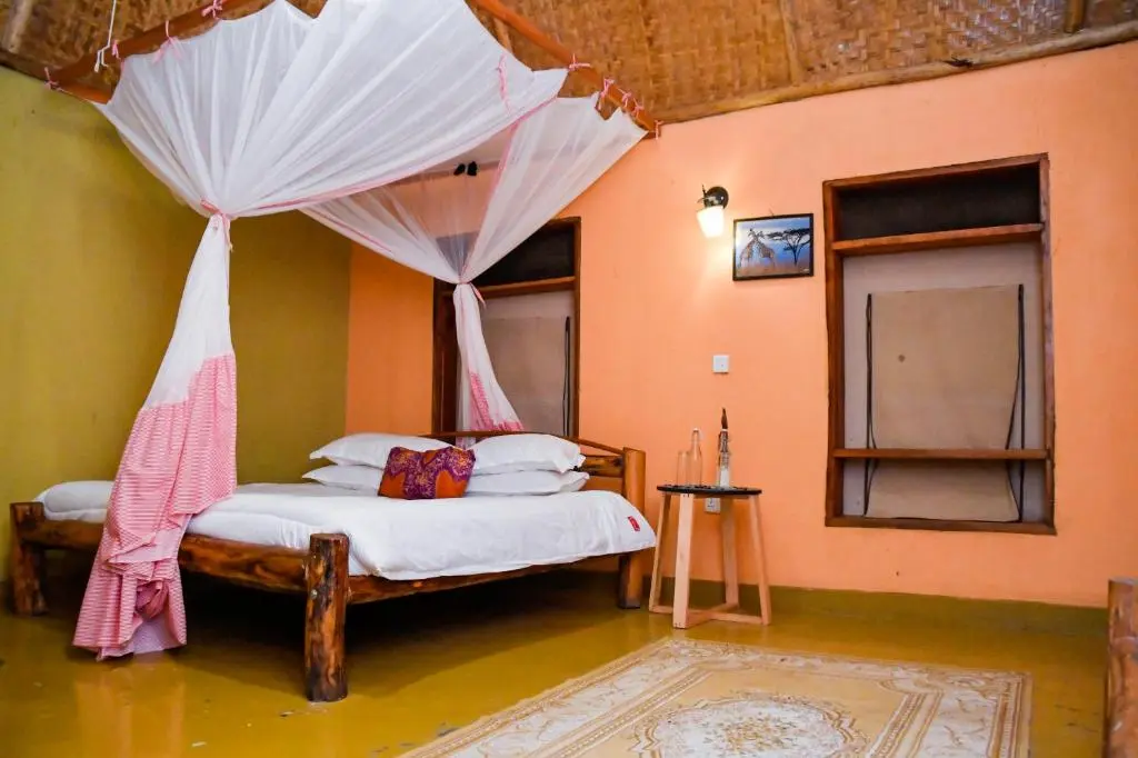 An interior view of Irungu Forest Safari Lodge in Queen Elizabeth National Park Lodges in Queen Elizabeth National Park